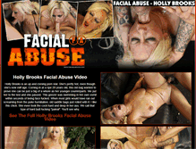 Tablet Screenshot of hollybrooksfacialabuse.com